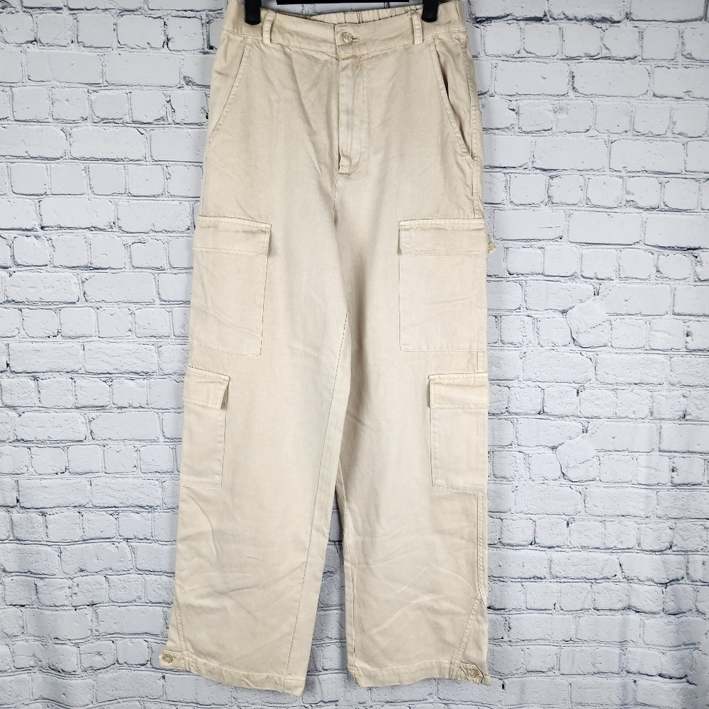 YFB Size S Light Khaki Cargo Pants
